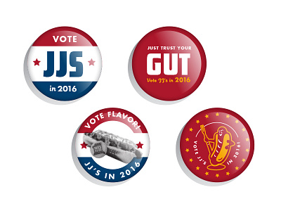 JJS RED HOTS / JJS 2016 BUTTONS