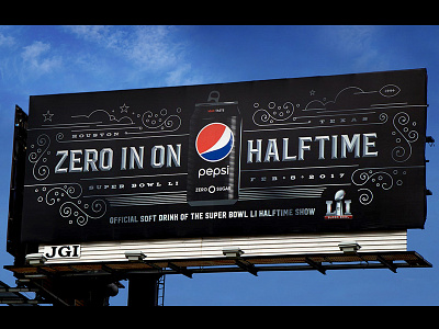 Super Bowl LI / Pepsi Billboards
