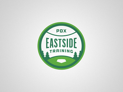 PDX Eastside training baseball identity logo sports