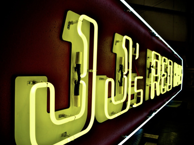 JJ's neon detail