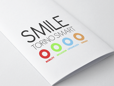 Smile brochure collateral identity logo