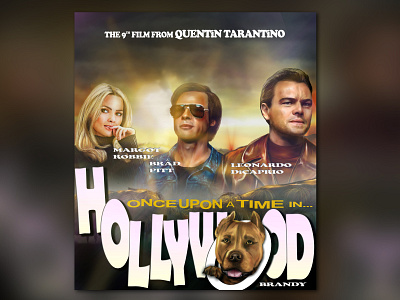 Illustration Once upon a time in Hollywood art artwork card design digital digital illustration digital painting digitalart draw drawing dribbble hollywod illustration movie art movieposter painting portrait poster poster design wallpaper