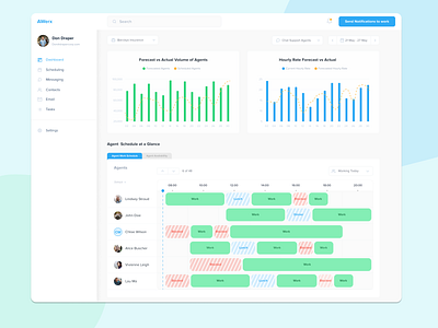 Staffing / Scheduling Dashboard with some analytics 📈📉