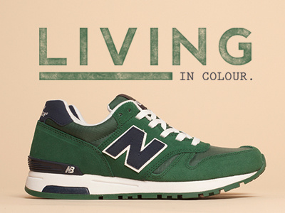 New Balance ad advert new balance shoes sneakers texture trainers type typography
