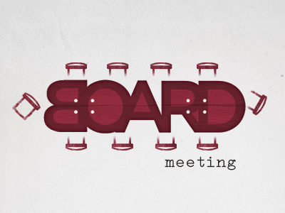 Board Meeting chair schuh skate skateboard sneakers table type typography