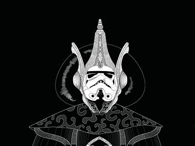 Padme Stormtrooper adobe illustrator star wars stormtrooper