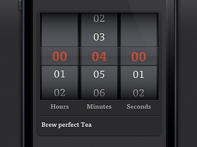 Reminder+ Detail Timepicker app interface ios iphone time picker ui ui design