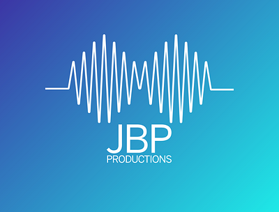 JBP Productions Logo Design blue branding branding and identity design icon logo minimalist modern