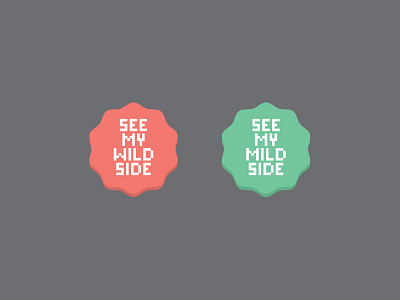Wild Side/Mild Side button mild ui web wild