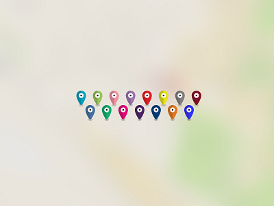 Mappies geotag icon location map pin point