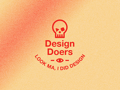 Design Doers design doers eyeball icon logo ma skull