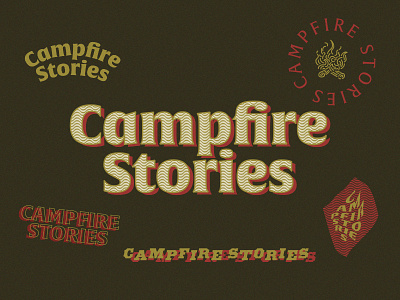 Campfire Stories book camp campfire camping fire log stories type