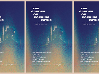 The Garden Of Forking Paths dance forking garden paths poster