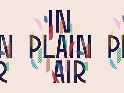In Plain Air in plain air logo type wordmark