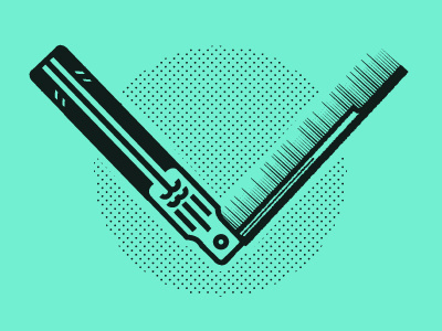Dat Switchblade Comb comb illustration switchblade