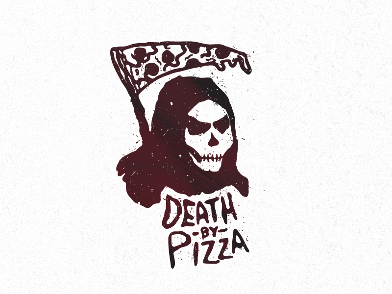 Death By Pizza by Matt Goold on Dribbble