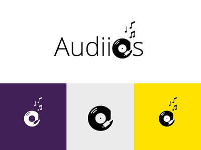 Audiios Logo audio branding logo logotype sound typography