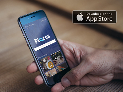 Places - Your Local City Guide app collection view ios iphone search travel ui vacation