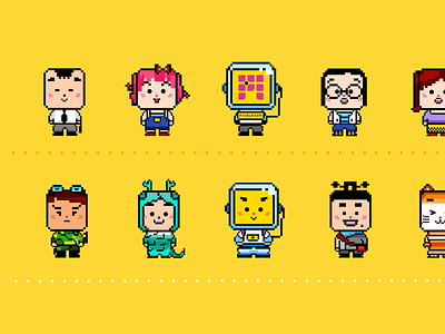 pixel character characterdesign design illustration pixelart