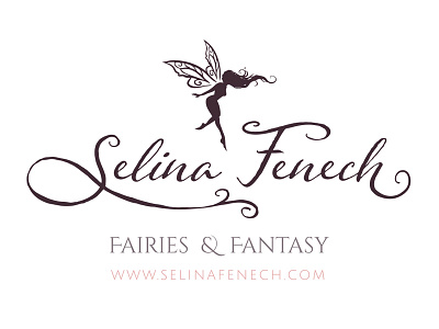 Selina Fenech / Fairies & Fantasy - Logo fairies fairy fantasy logo purple selina fenech