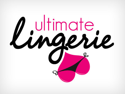 Ultimate Lingerie Logo heartbutt lingerie logo