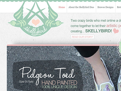 Skellybird Concept Design handmade skellybird webdesign