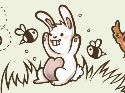 SNEAK PEEK: Tommy's Gift bunny illustration rabbit