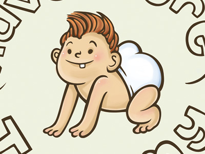SNEAK PEEK: Tommy's Gift 2 baby bubblebutt illustration infant