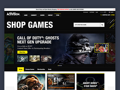 Shop Activision Concept