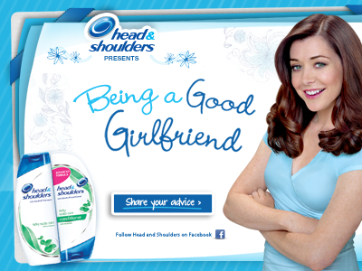 Facebook Push for Head and Shoulders advertising art direction design ui