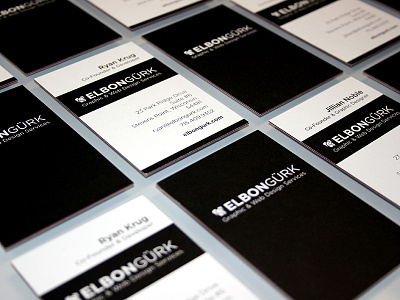 Elbongürk- New Luxe Business Cards business cards design elephant luxe