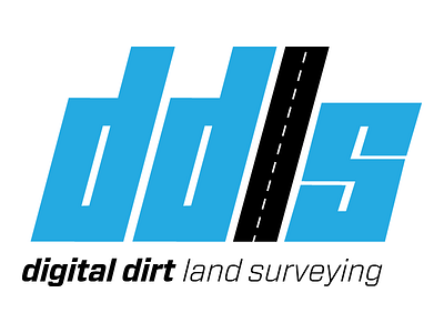 Digital Dirt Land Surveying Identity identity logo typography