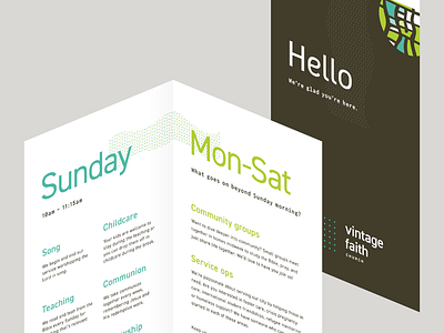 Hello Brochure branding brochure church clean flyer simple welcome