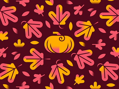 Autumnal Bliss autumn autumn leaves design fall illustration pumpkin vector