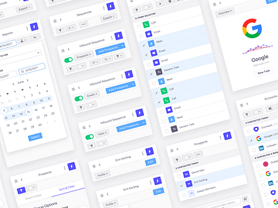 Outreach Everywhere calendar chrome crm design extension google meetings outreach sales toggle ui ux