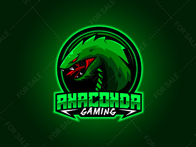 ANACONDA GAMING LOGO design esport esportlogo esports logo gaming gaminglogo jersey design logo logodesign mascot stream