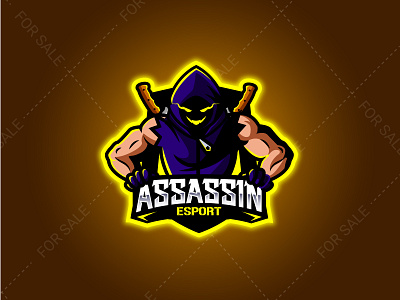 Assasin Esport Logo esport esportlogo esports logo gaming gaminglogo illustration logo mascot stream vector