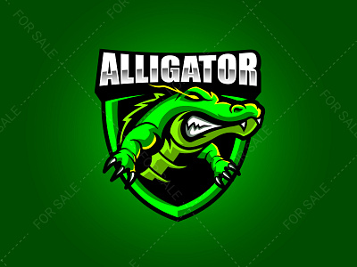 Alligator Mascot logo design esport esportlogo esports logo gaming gaminglogo illustration logo mascot stream