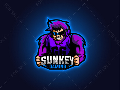 MONKEY MASCOT LOGO