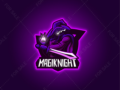 MAGIKNIGHT Mascot Logo