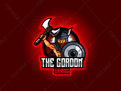 THE GORDON VIKING design esport esportlogo esports logo gaming gaminglogo illustration logo mascot stream