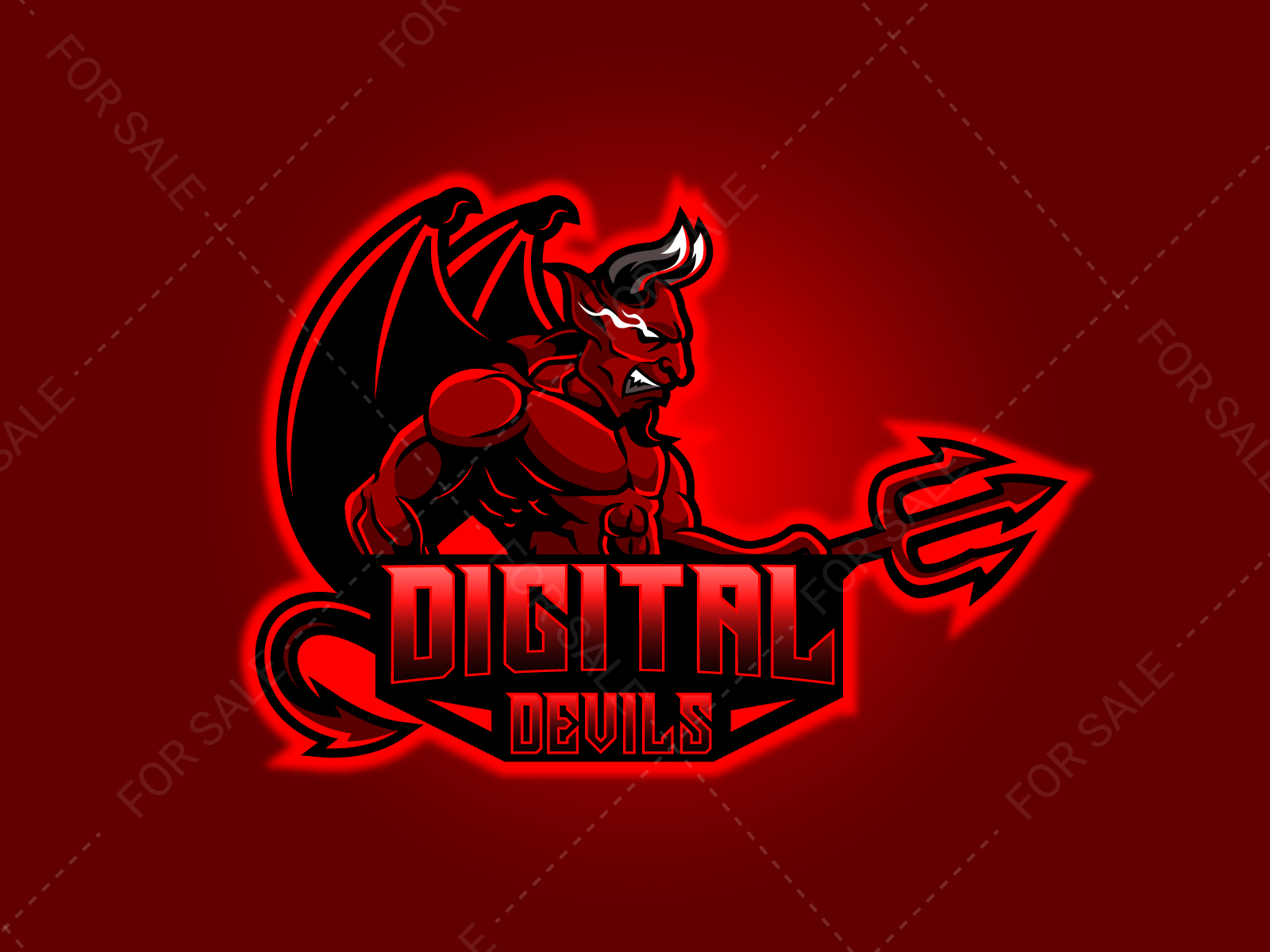 Devil Logo on Behance | Art logo, Logo design art, Satanic art