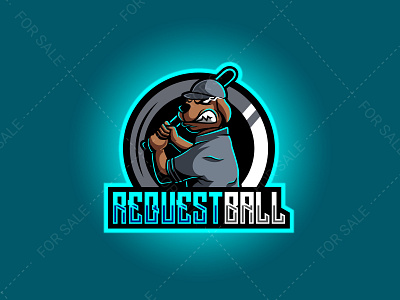 request ball mascot logo esport esportlogo esports logo gaming gaminglogo illustration logo mascot stream vector