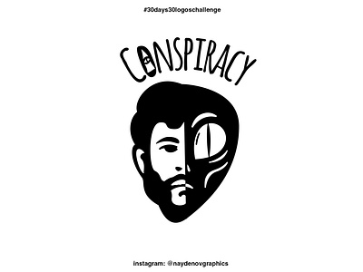 "Conspiracy" logo. 30 days 30 logos challenge. 14th of September