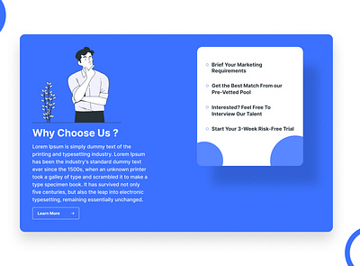 Why choose us ? section ui web section ui why choose us
