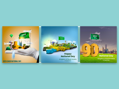 Saudi National Day saudia social media design