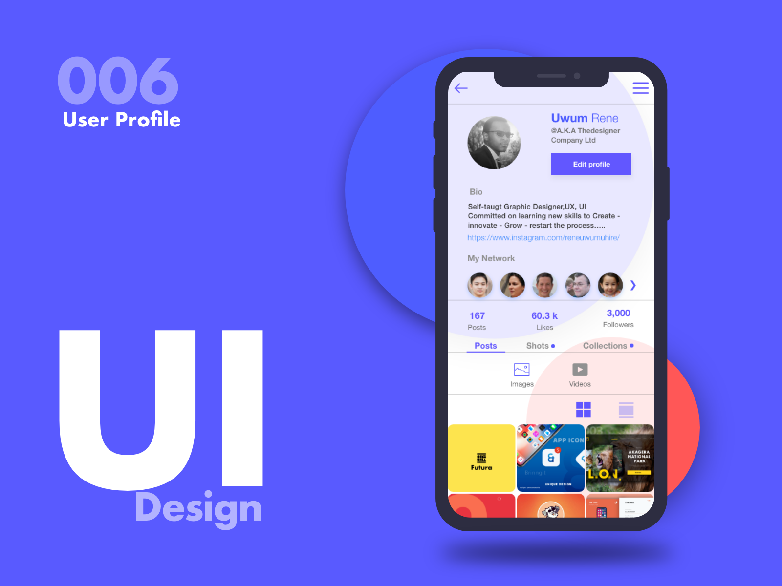 DAILYUI #006 by Rene Uwumuhire on Dribbble