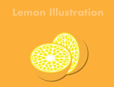 Lemon Illustration digital digital illustration eat food food illustration illustration illustration art illustrator lemon stayhome staysafe