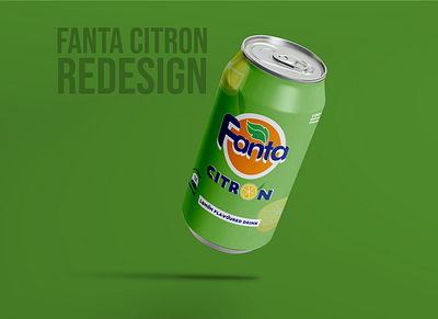 Fanta Citron Rebranding citron drink drinkdesign fanta flat food kigali packagingdesign packing design rebranding reneuwumuhire rwanda