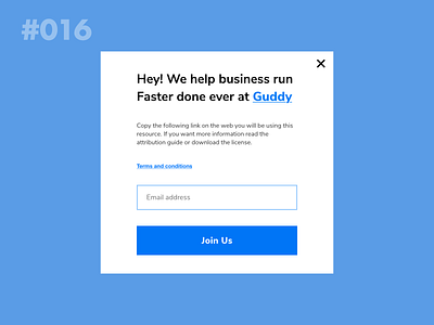 DailyUI - #016 - Popup blueinterface color daily daily 016 daily 100 challenge daily ui dailychallenge dailyui dailyuichallenge dailyuix design flatdesign reneuwumuhire ui uidesign